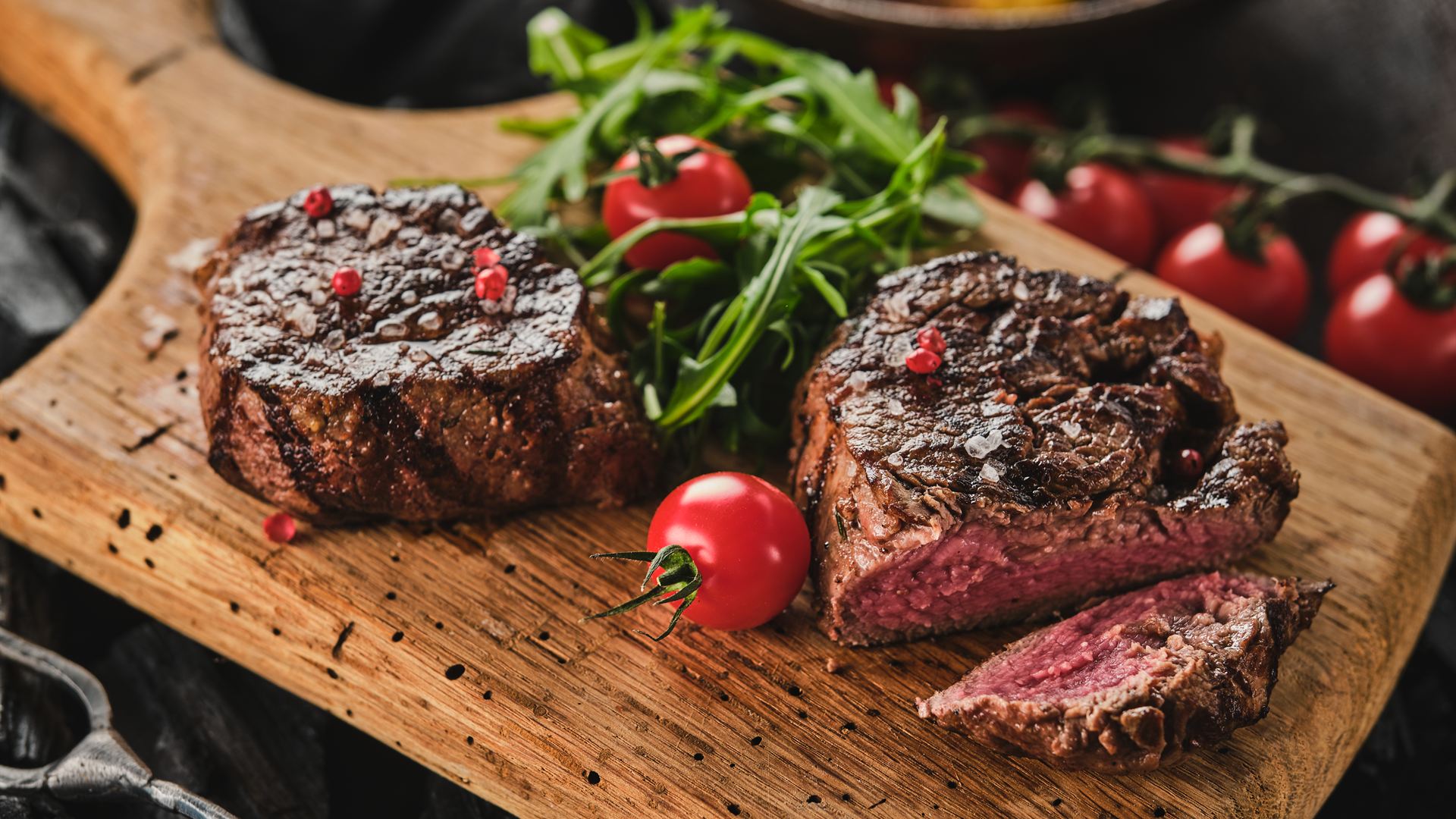 Gegrillte Filetsteaks vom Grill